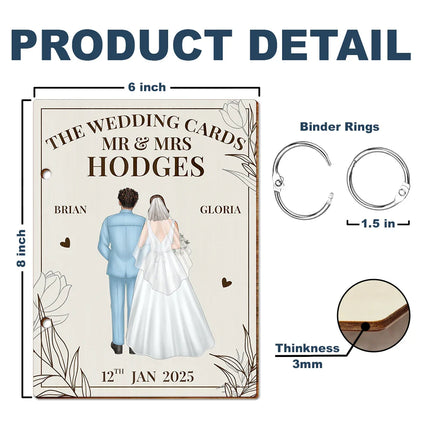 The Wedding Cards Of Mr & Mrs - Personalized Card Keeper, Card Holder