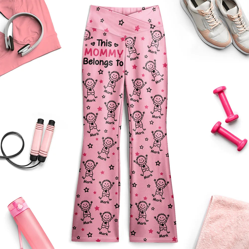 This Grandma Mom Belongs To Kids Pet - Personalized Leggings