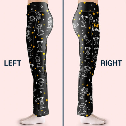This Grandma Mom Belongs To Kids Pet - Personalized Leggings