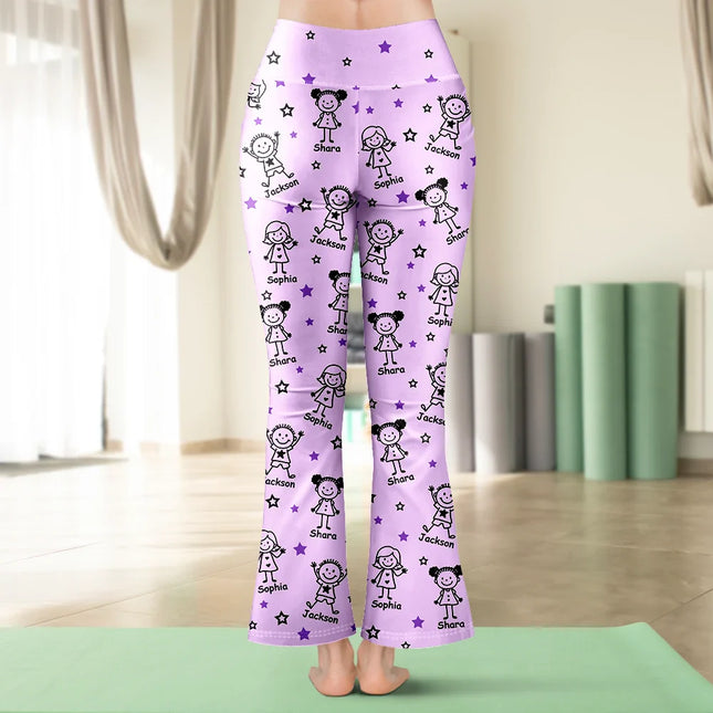 This Grandma Mom Belongs To Kids Pet - Personalized Leggings