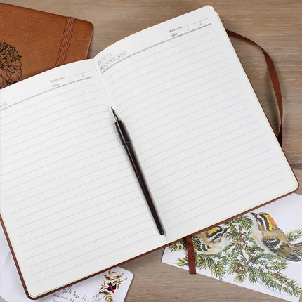 Wedding Couple Bride & Groom Vows - Personalized Leather Journal