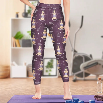 Yoga Let That Go - Personalized Leggings