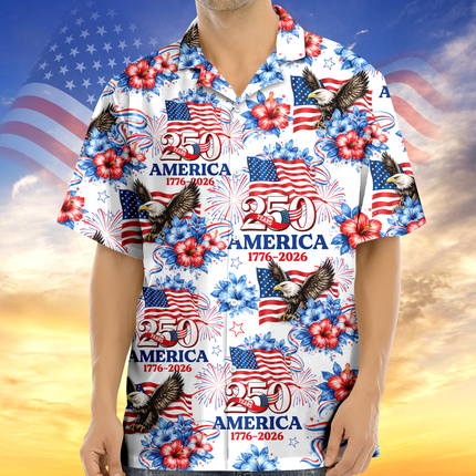 250 Years America 1776-2026 Patriotic Hawaii Shirt