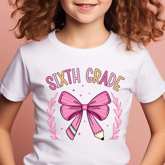 Coquette Pencil Back To School Kid Size Shirt Personalized Gift