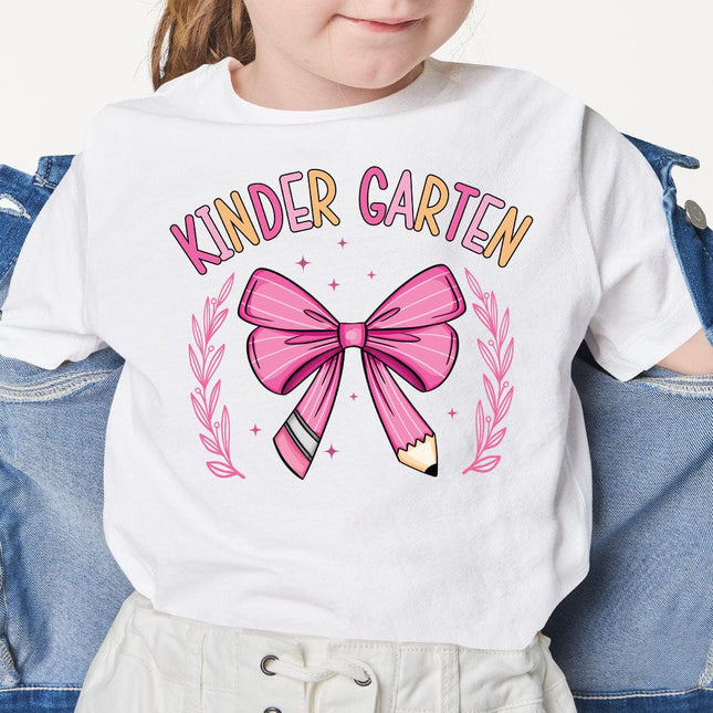 Coquette Pencil Back To School Kid Size Shirt Personalized Gift