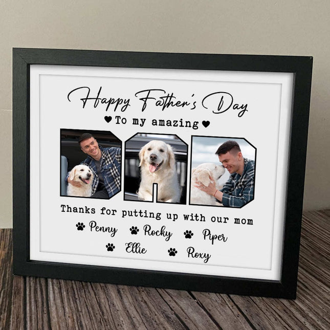 Custom Photo Happy Father's Day To My Amazing Dad Picture Frame