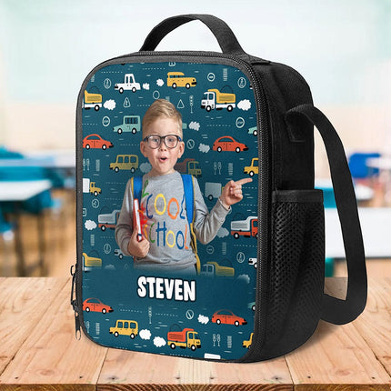 Custom Photo Rise And Shine It?s School Time Back To School Gift For Kid Lunch Bag