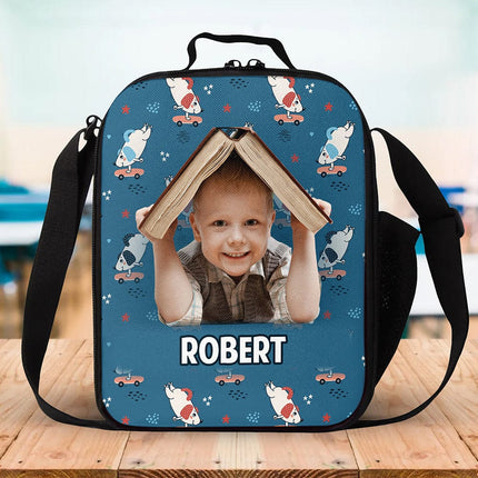Custom Photo Rise And Shine It?s School Time Back To School Gift For Kid Lunch Bag