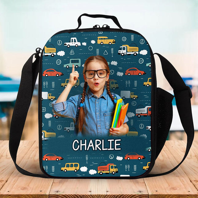 Custom Photo Rise And Shine It?s School Time Back To School Gift For Kid Lunch Bag