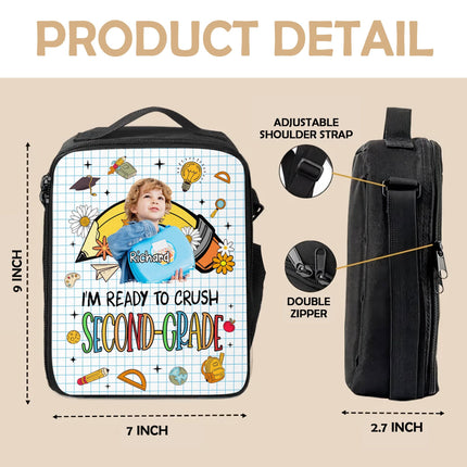 Custom Photo Today Is The First Day Of The Rest Of Your Life Back To School Gift For Kid Lunch Bag