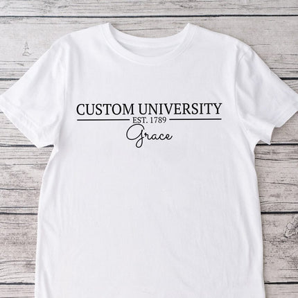 Custom School University For Student Sweatshirt Personalized Gift