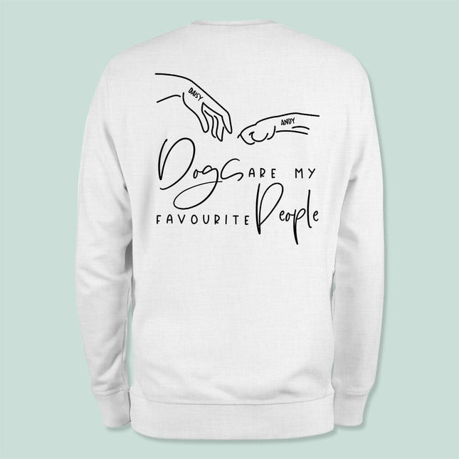 Dogs Are My Favourite People Back Dog Shirt