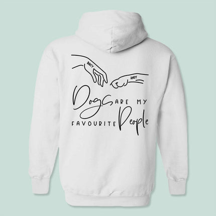 Dogs Are My Favourite People Back Dog Shirt