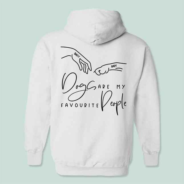 Dogs Are My Favourite People Back Dog Shirt