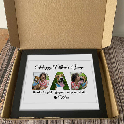 Happy Father's Day, Dog Picture Frame