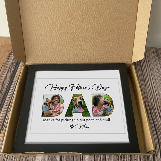 Happy Father's Day, Dog Picture Frame