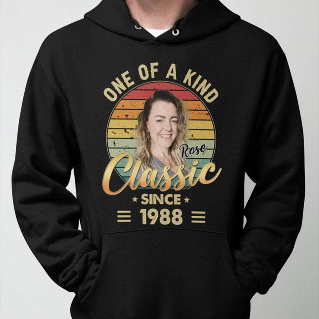 One Of A Kind Classic Upload Photo Birthday Shirt