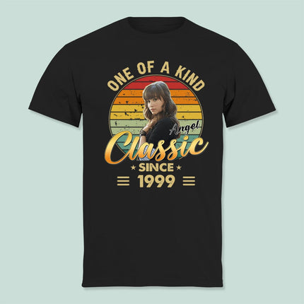One Of A Kind Classic Upload Photo Birthday Shirt