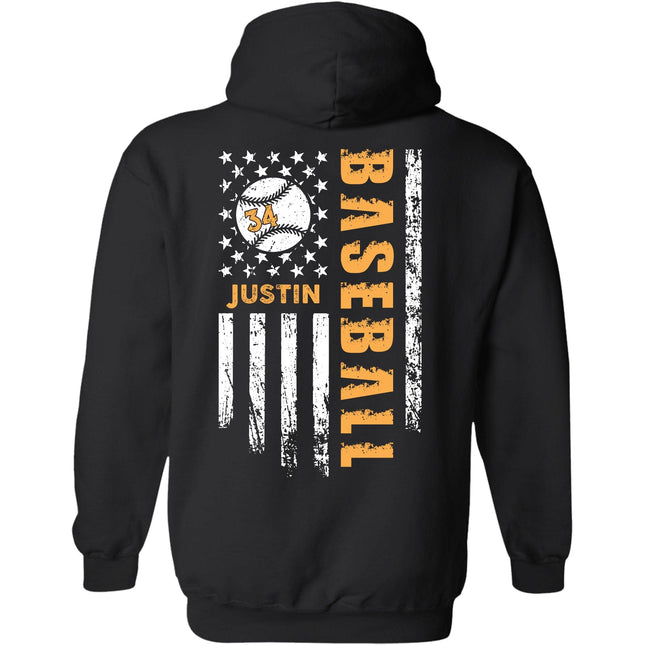 Personalized Custom Baseball Backside Shirts