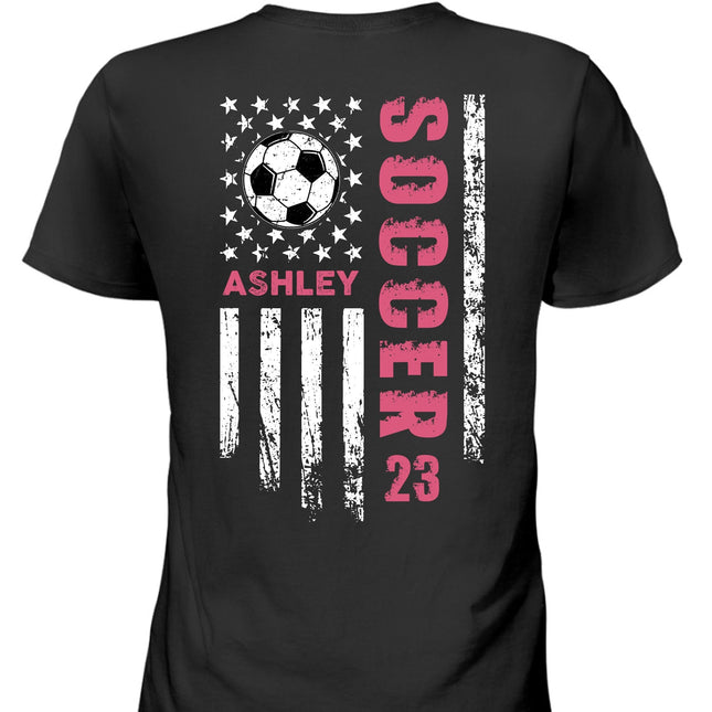 Personalized Custom Soccer Backside Shirts