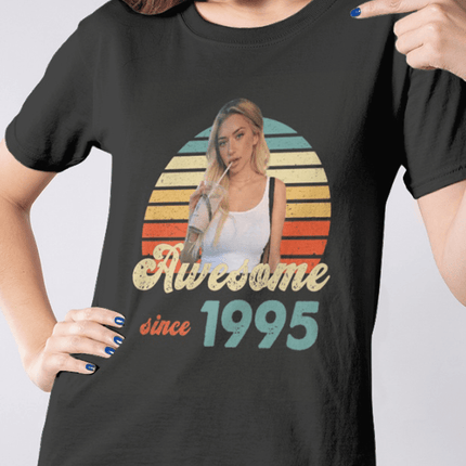 Awesome Since Upload Photo Family Shirt