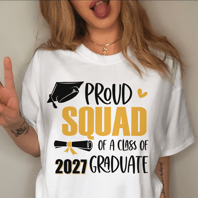 Proud Family Of A Class Of 2024 Shirt For Graduation