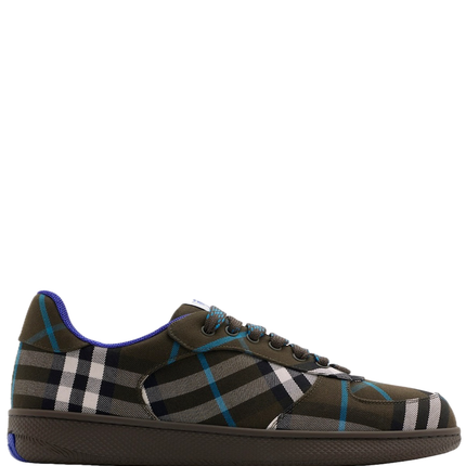 Men's Burberry Check Terrace Noir Snug Sneakers
