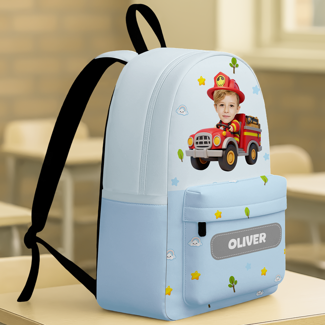 Custom Kid Photo Personalized Backpack Back To School Gift For Kids, Daughter Or Son