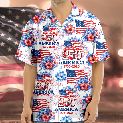 250 Years America 1776-2026 Patriotic Hawaii Shirt